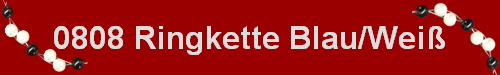 0808 Ringkette Blau/Wei�